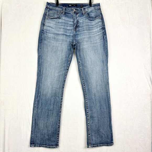 BKE Mens Tyler Stretch Straight Leg Jean Size 34x34 Relaxed Fit - Picture 1 of 7